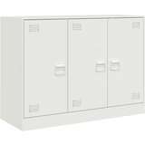 Maison Chic Komoda - Predalnik bela 99x39x73 cm jeklo, (21715623) Cene