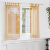 Voile zavjese s petljama 2 kom. narančaste 140x140 cm | shoptok.hr