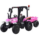 Veliki Velik traktor s prikolico 4x4 – roza | Shoptok.si
