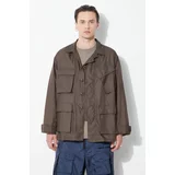 Engineered Garments Jakna BDU Jacket za muškarce, boja: zelena, za prijelazno razdoblje, oversize, OR177.KD018