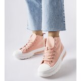 Gemre Pink High-Top Sneakers Quiet Cene