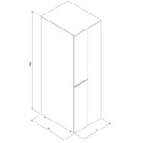 Hanah home Kupatilski ormarić Solis 60 010 | Eponuda.com