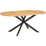 MID.YOU JEDILNA MIZA, črna, barve hrasta | Shoptok.si