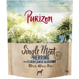 Purizon Single Meat haringa s cvijetom bazge - 4 x 1kg