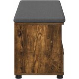  Klupa za hodnik s jastukom Dimljeni Hrast 100 x 38 x 46 cm | shoptok.hr