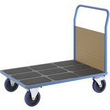eurokraft pro ploski voziček s čelno steno, ploščad dxš 1200 x 800 mm, polno elastična Cene