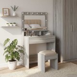  Toaletni stol Siva Sonoma 78,5 x 41 x 135 cm Konstruirano drvo | Eponuda.com