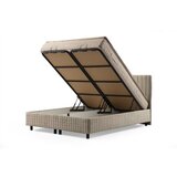 Hanah home Safir Set 90 x 190 v2 - Brown Brown Single Mattress, Base & Headboard | Eponuda.com
