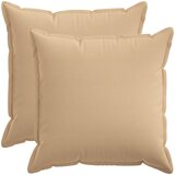  Presvlaka za jastuk 2 pcs HOUTEN Krem 55 x 55 cm Umjetni lan | shoptok.hr