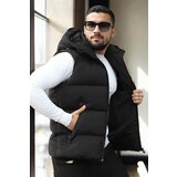 Dewberry 98149 Hooded Mens Vest-BLACK | Shoptok.si