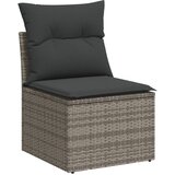  12-dijelni set vrtnih sofa od poliratana s jastucima sivi | shoptok.hr
