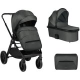 Kikka Boo kolica TIFFANY dark grey set 2in1 sa tvrdom korpom Cene