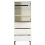 Qu-ax dvodijelni ormar s predali indigo white | shoptok.hr