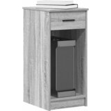 vidaXL Računalniški stolp s predalom siva sonoma 35x45x77 cm Cene