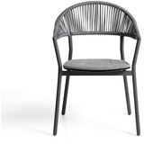 Kave Home Tamno siva podstavljena vrtna stolica Alimia – | shoptok.hr