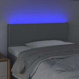  Uzglavlje svjetlosivo 100x5x78/88 cm od tkanine | shoptok.hr