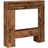 vidaXL Okvir za kamin starinski les 81x18x82 cm inženirski les | Shoptok.si