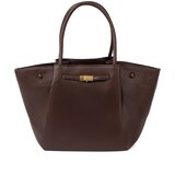 Shelvt A capacious bag in dark brown made of eco leather Cijene