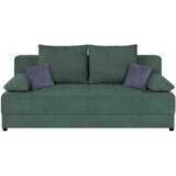 P & B ZOFA S POSTELJNO FUNKCIJO, barve petroleja tekstil, leseni material | Shoptok.si