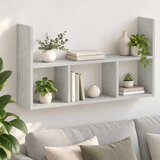  Polica na zidu Betonska siva 78,5 x 17 x 45 cm | shoptok.hr