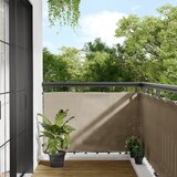 vidaXL Balkonsko platno taupe 90x1000 cm 100 % poliestrski oxford Cene