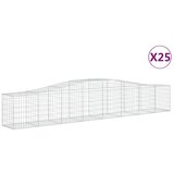  Lučne gabionske košare 25 kom 400x50x60/80 cm pocinčano željezo | Eponuda.com