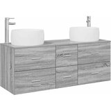  Set namještaja za kupaonicu 3 kom. Siva Sonoma 49.5 x 44.5 x 66 cm | Shoptok.si