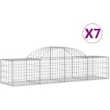  Lučne gabionske košare 7 kom 200x50x40/60 cm pocinčano željezo | Eponuda.com