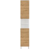 Germania Bela visoka kopalniška omarica v hrastovem dekorju 34x190 cm Torrance - Germania Cene