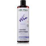 Folk & Flora Lavender pjena za kupanje s umirujućim djelovanjem 400 ml | shoptok.hr