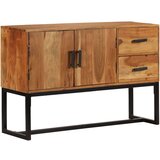 vidaXL komoda iz trdnega akacijevega lesa 115x30x70 cm rjava Cene