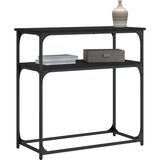  Konzolni stol crni 75 x 35,5 x 75 cm od konstruiranog drva | Eponuda.com