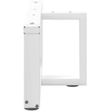  Noge za klub stolić T-oblika 2 kom Bijele 70x25x(30-31) cm Čelik | shoptok.hr