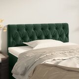  The Living Store Posteljno vzglavje temno zeleno 90x7x78/88 cm žamet - Vzglavje, (21502649) | Shoptok.si