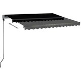  Automatska tenda sa senzorom za vjetar LED 300x250 cm antracit | shoptok.hr