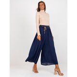 Och Bella Trousers-TW-SP-BI-81733.14-navy blue | Shoptok.si