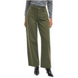 Vila Jeans straight Cazo Wide Trousers - Deep Depth Zelena Cene