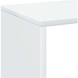 vidaXL Sobna pregrada / regal za knjige bijeli 69,5x29x103,5 cm drveni | shoptok.hr