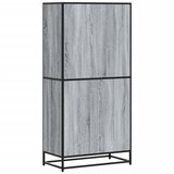  Visoka ploča siva Sonoma 68x35x139 cm Konstruirano drvo | Eponuda.com
