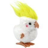  Jumping Parrot Wind-Up Plush Toy Decoration White | shoptok.hr
