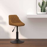  Barski stolac smeđi baršunasti | shoptok.hr