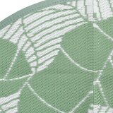 vidaXL Vanjski tepih zeleni Ø 120 cm PP | shoptok.hr