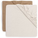 Jollein 2 dijelni set plahte za dječji krevetić 70x140 hazel/oatmeal Cijene