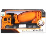 Magic Toys City Truck: Kovinski model štiriosnega tovornjaka s trupom mešalca betona - s svetlobnimi in zvočnimi efekti | Shoptok.si