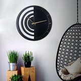 Wallity zidni sat 50x50cm Crni