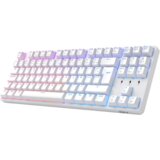 NIKCORP Mehanska igralna tipkovnica TKL CIY Hot-Swap AZERTY žična RGB zamenljiva stikala, bela, (5000249686) | Shoptok.si