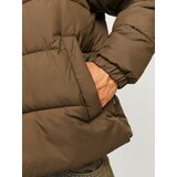 Jack & Jones Zimska jakna 'JJMOON' zeleno smeđa / tamno smeđa | shoptok.hr