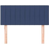  Posteljno vzglavje modro 100x5x78/88 cm blago, (20954009) | Shoptok.si
