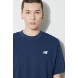 New Balance Pamučna majica Small Logo za muškarce, boja: tamno plava, s aplikacijom, MT41509NNY | shoptok.hr