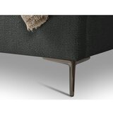 Makamii Tamno sivi tapecirani bračni krevet s podnicom 140x200 cm Makana – | shoptok.hr